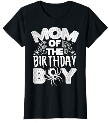 Mama des Geburtstagskindes Geburtstag Mama Spinnennetz T-Shirt