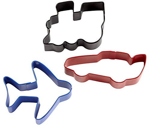 Wilton 3 Pieces Wheels Coloured Metal Cuttter Set, Silver