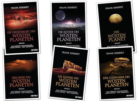 Wüstenplanet-Serie / Dune-Zyklus - 6 Bände komplett.