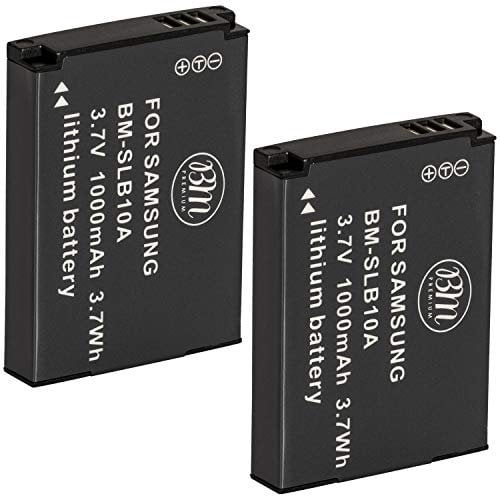 Big Mike'S Pack Of 2 Slb-10A Batteries For Samsung Ex2F Hz15W Sl202 Sl420 Sl620 Sl820 St66 St76 Wb150F Wb250F Wb750 Wb800F Wb850F Digital Camera + More!!