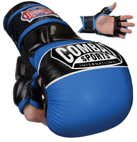 Combat Sports Max Strike MMA-Trainingshandschuhe, offene Handfläche, Boxhandschuhe für MMA, Muay Thai, Kickboxen und Kampfsport, gepolsterte Fingerlose Handschuhe für Männer und Frauen, essentielle