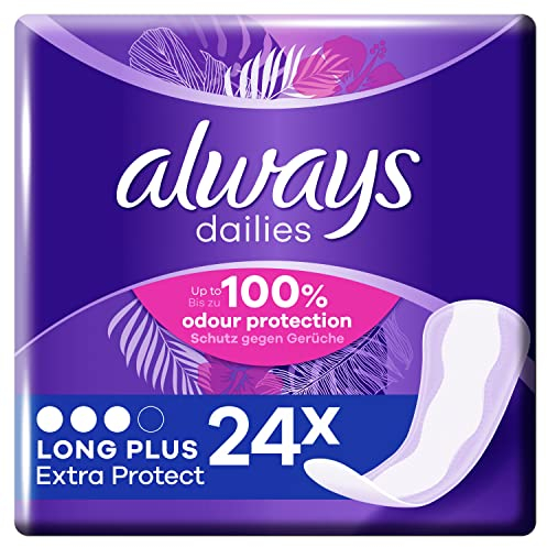 Always Extra Protect Slipeinlagen Long Plus, 24 Stück
