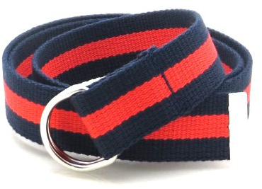 BC Belts Canvas Web Belt for Men & Women - 1.25” Adjustable D-Ring Buckle