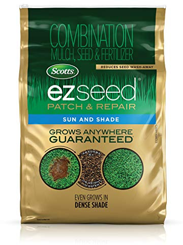 Scotts EZ Seed Patch & Repair for Sun and Shade - Combination Mulch, Sun and Shade Grass Seed & Fertilizer for Bare Spots & Lawn Patch Repair, Covers up to 890 sq. ft., 40 lb.