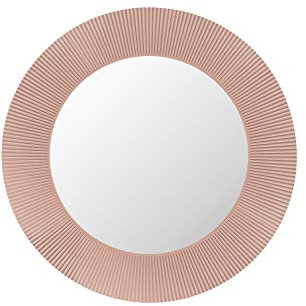 Kartell All Saints Specchio, ABS, Rosa, 78x4x78 cm, Trasparente, Senza LED