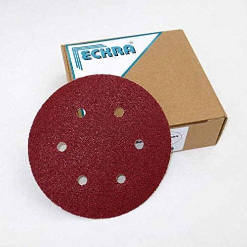 100 Eckra Schleifscheiben 150 mm mit Klett 6Loch in verschiedenen Körnungen