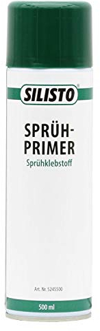SILISTO Sprühprimer 1x 500ml Sprühflasche für verschiedene Anwendungsbereiche - Montagen, Textilien, Basteln, für Edelmetalle, Leder, Porzellan oder für Auto Karosserien geeignet