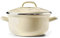 BK Indigo Cocotte Ronde Allemande Emaillée Héritage Néerlandaise avec Couvercle avec Revêtement Antiadhésif en Céramique Sans PFAS, 20 cm/2.5 Litre, Induction, Va au lave-vaisselle et au four, Crème