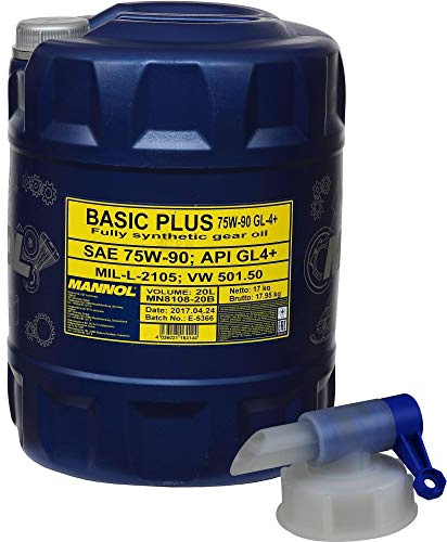 MANNOL Olio per ingranaggi Basic Plus 75W-90 API GL 4+ Gear Oil + rubinetto