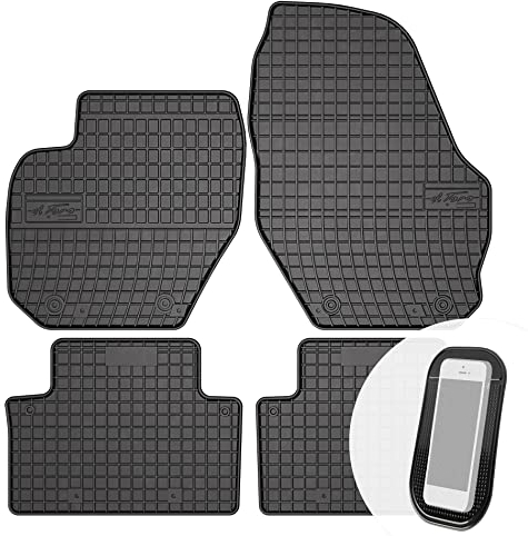 moto-MOLTICO Gummimatten Auto, 4-teiliges Set, Allwetter Gummi Fußmatten, Antirutsch & Wasserfest Autoteppiche - passend für Volvo XC90 2002-2015