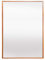 Elegance by Casa Chic - Grand Miroir Mural en métal - Rectangle 70x50 cm - Métal galvanisé - Or Rose