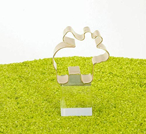 Ausstecher vergoldet Elch 5cm