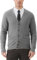 Kallspin Men's Cardigan Sweater Wool Blend V Neck Cable Knit Buttons Cardigan with Pockets(Light Grey, 2X-Large)