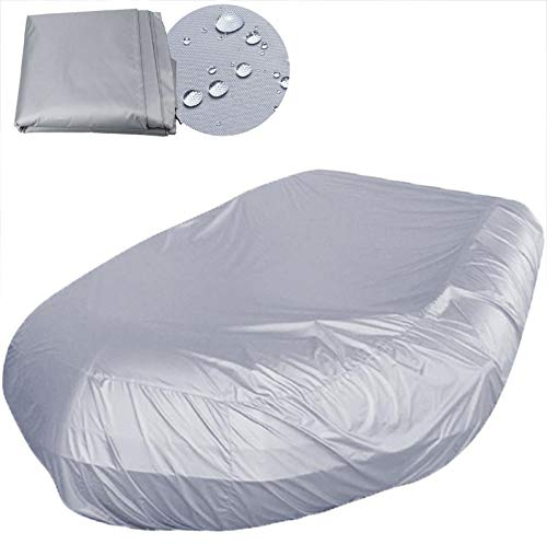 Schlauchboot Bootabdeckplane, Wasserdicht Staubdicht UV-Beständig Boot, Bootsabdeckung Schützen sie Ihr Schiff, 210D Oxford Stoff