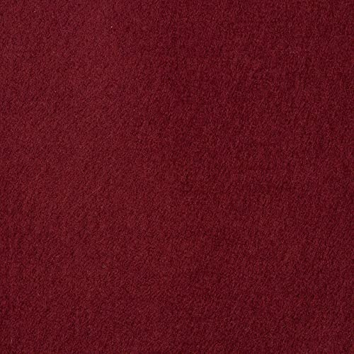 Pandoras Upholstery Self Adhesive Sticky Backed Felt Baize Craft Material Fabric - 450mm Wide x 1 Metre (Rolled) Wine