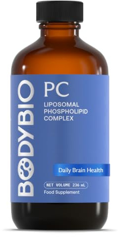 BodyBio PC - Phosphatidylcholine for Brain, Cellular & Cognitive Health | Mental Clarity, Healthy Aging & Gentle Daily Detox