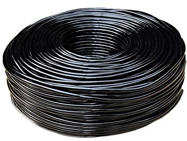 XINHUI Pulverizador de riego por aspersión de jardín Invernadero de riego Manguera de Agua 4/7 Sistema de riego automático Manguera del Negro 200M jardinería Sistema de riego por Goteo