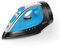 Sunbeam Steammaster Steam Iron, 1400 Watt, Large Anti-Drip Stainless Steel Nonstick Soleplate with 8' Retractable Cord, Horizontal or Vertical Shot of Steam and 3-Way Auto Shut-Off, Black/Blue