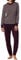 Schiesser Damen Schlafanzug lang Frottee warm kuschelig wohlfühlen-Nightwear Pyjamaset, Pflaume_180116, 44