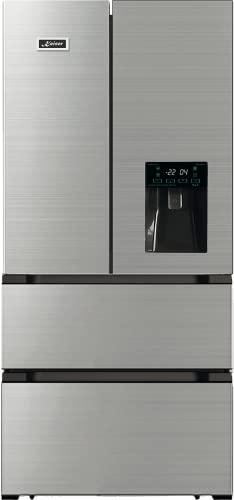 Kaiser Side-by-Side Kühlschrank KS 80420 R Kühl-Gefrierkombination Edelstahl mit Anti-Touch-Effekt | 1 Inverter | No Frost | Cloud Fresh | Wasserspender | IceMaker | VitaminPLUS | Super Frost | 506 L