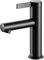 KEUCO Waschtisch-Armatur schwarz matt für Waschbecken, Höhe 17,8cm, Design-Wasserhahn, Einhandmischer, Waschtischmischer, ohne Ablaufgarnitur, IXMO Pure