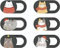 Mizi Webcam Privacy Cover Slide [6 Pezzi], Simpatico Adesivo Blocca Fotocamera, Proteggi la Tua Privacy e Sicurezza per Computer, Laptop, Tablet e Telefoni - Cat Xmas