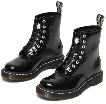 Dr. Martens Bottes mode Jungle 1460 pour femme, noir, 38 EU