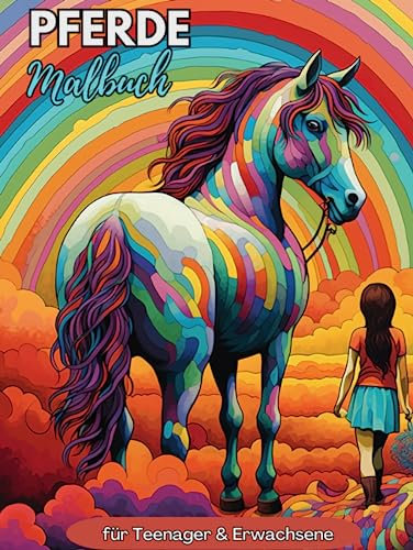 Pferde Malbuch Teenager & Erwachsene: 45 Wunderschöne Designs. Entfessle die Kreativität mit stressabbauendem Ausmalen für Pferdeliebhaber. Erkunde ... Pferde-Kunstwerke der WarmOakStudios