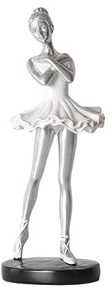 Ballerina-Figur aus Kunstharz für kleine Berufe, Ballett-Tänzerin, Statue, Ballerina-Figur, schöne Tänzerin, Statue, Dekoration des Hauses