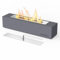 Onlyfire Tisch-Feuerstelle mit Feuerlöscher und Wolldocht, 45,7 cm, rauchfreier, tragbarer Kamin, saubere Verbrennung, Beton-Feuerstelle für drinnen und draußen, S'More Maker, Heimdekoration,
