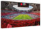 K&L Wall Art Leinwandbild FCB Allianz Arena FC Bayern München Fußball Bundesliga Bilder auf Leinwand mit Wandhalterung - Offizielles Lizenzprodukt (75x50 cm)