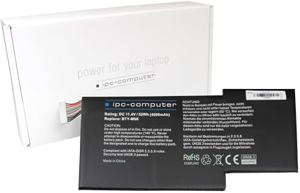 IPC-Computer Akku kompatibel zu MSI Bravo 17 A4DC/A4DCR/A4DDR (MS-17FK), GF63 Thin 10SCS/10SCSR/10SCX/10SCXR (MS-16R4) - BTY-M6K mit 49Wh