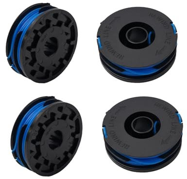LVYXON 4Pcs Spool & Line for Spear and Jackson GT450, GT600, N1F-GT-280/450-D, S6030ET Strimmer Trimmer, Strimmer Spool Grass Trimmer Spool Replacement
