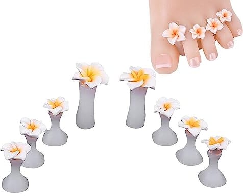 Zehentrenner, Silikon-blumen-zehenabstandshalter, Zehenspreizer Für Nagellack, Nagelkunst-pediküre-werkzeuge, Silikon-abstandshalter, Trennwände Für Nagellack, Nagelkunst, Diy-pediküre-werkzeug