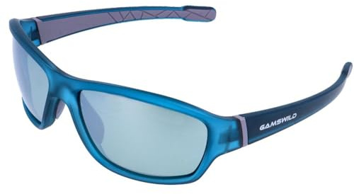 Gamswild WS8140 Fahrradbrille - Sonnenbrille - Sportbrille - bruchsichere Polycarbonatgläser - 100% Schutz vor UV Strahlen - dank UV400 – 28g