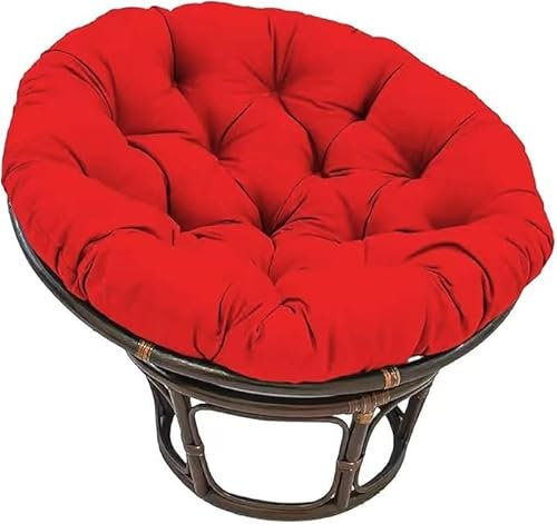 Egg Hammock Swing Chair Pads, Back Cushion, Thick Hanging Swing Seat Cushion, Hanging Basket Chair Cushion, Pad For Outdoor Indoor, Swing Egg Chair Replacement Cushion(Rot,60 * 60cm)