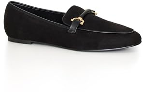 EVANS Faux Suede Loafer - Women's