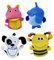 DECHOUS 4Stücke Bademitt Cartoon Waschlappen Für Tierdesign Pinguin Duschhandschuhe Weichem Material Für Badezimmer