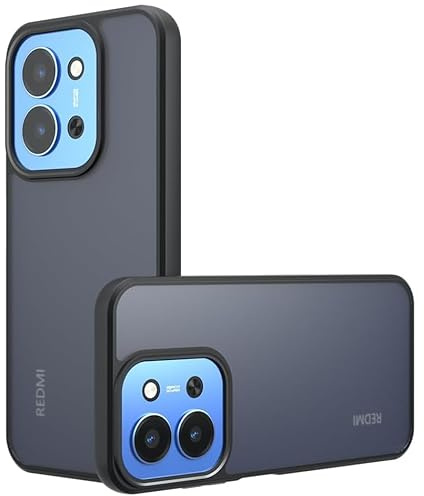 Lemxiee Case für Xiaomi Redmi 15C 4G & 5G & Poco C85 4G hülle mit Anti-Fingerabdruck & Absturzsicherung & rutschfest Flexibles Silikon + Mattiertes Acryl-Schutzhülle Handyhülle