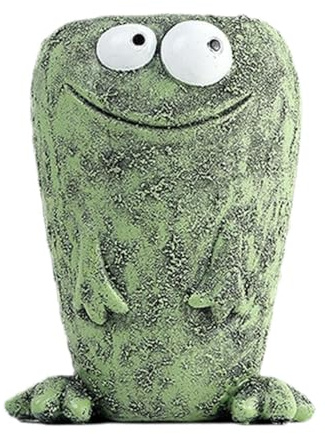 Fonowx Frosch-Pflanztopf für kreative Dekoration im Garten, GrÜn, B