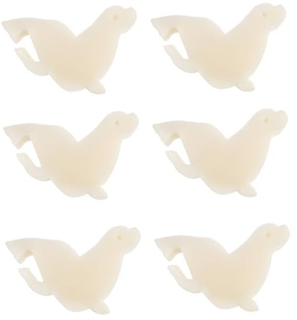 TOGEVAL 6 pièces Lot de Éponges Absorbantes Huile pour Piscine Mousse Filtrante Réutilisable Blanche pour Spa et Nettoyage de Eau