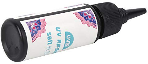 TYCIONG UV Fast Drying Resin Glue Efficient Art Craft Supply for DIY Jewelry Making for Crafters (UV glue (soft)-25g)