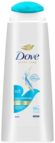 Lot de 6 shampoings Dove ultra care pour le soin quotidien - Daily Moisture Light - 400 ml