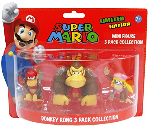 Unbekannt Minifiguren 6cm 3er Set Donkey Kong