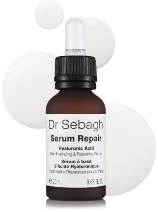 Dr Sebagh Serum Repair 20ml | Hyaluronic Acid & Peptide Face Serum | Deep Hydration, Anti-Ageing & Skin Plumping | For Fine Lines & Skin Firmness | Lightweight Serum For All Skin Types