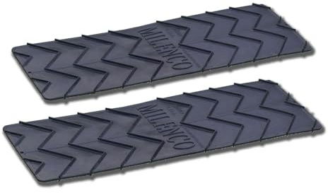 Milenco 2752 Grip Mat, 75cm x 25.5cm, Black, Pair