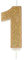 CULPITT Sparkle Number Candles For Cake & Cupcakes, Single Numbers From 0-9, Say Happy Birthday with These Candle Sparklers, Celebrate Birthdays & Anniversaries with Flair - Gold 1