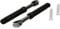 UNIVERSALE Ariston Indesit Lot de 2 amortisseurs pour machine à laver avec supports