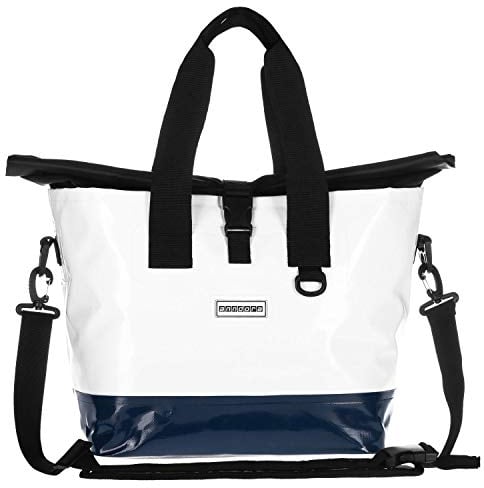 anndora Weekender 24 Liter Tragetasche wasserdicht Dry Bag - Weiß