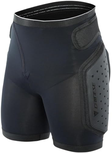 Dainese Herren Action Shorts Evo Ski Protektor, Black/White, M